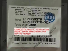 LSM6DS3TR أجهزة الاستشعار IC 1.25mA وحدة قياس جدران iNEMO ذات 6 محاور حزمة LGA-14L