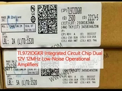 TL972IDGKR رقاقة الدوائر المتكاملة مزدوجة 12V 12MHz مكبرات تشغيل منخفضة الضوضاء