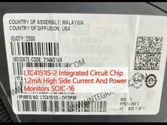 LTC4151IS-2 رقاقة الدائرة المتكاملة 1.2mA التيار الجانبي العالي ومراقب الطاقة SOIC-16