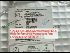 STM32F100C4T6A وحدة التحكم الدقيقة MCU عالية الأداء الذراع الرئيسية القشرة-M3 32 بت MCU