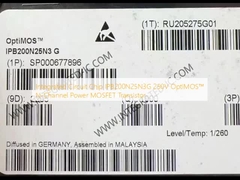 رقاقة الدوائر المتكاملة IPB200N25N3G 250V OptiMOS TM N-Channel Power MOSFET ترانزستور