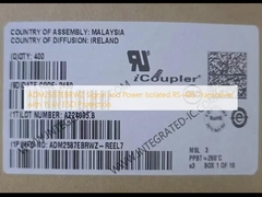 ADM2587EBRWZ إشارة وجهاز الإرسال والاستقبال RS-485 المعزول بالطاقة مع حماية 15 كيلو فولت من التفريغ الكهروستاتيكي