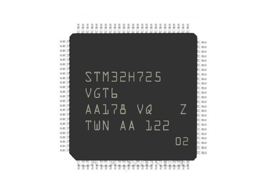 رقاقة الدائرة المتكاملة STM32H725VGT6 وحدات التحكم الدقيقة ARM IC STM32H725 LQFP100