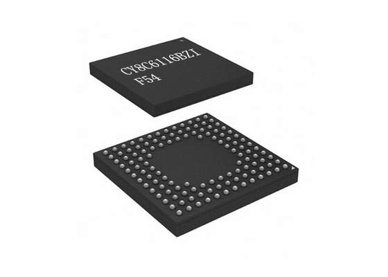 IC MCU CY8C6116BZI-F54 ميكروكنترولر أحادية النواة IC VFBGA124 Surface Mount 50MHz