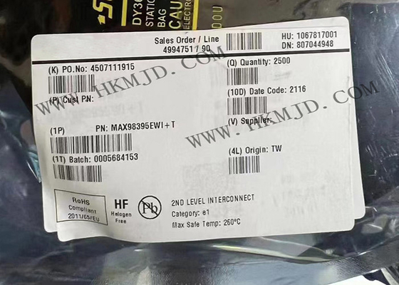 شريحة الدوائر المتكاملة MAX98395EWI 1 قناة مدخل رقمي فئة DG مكبر XFBGA28