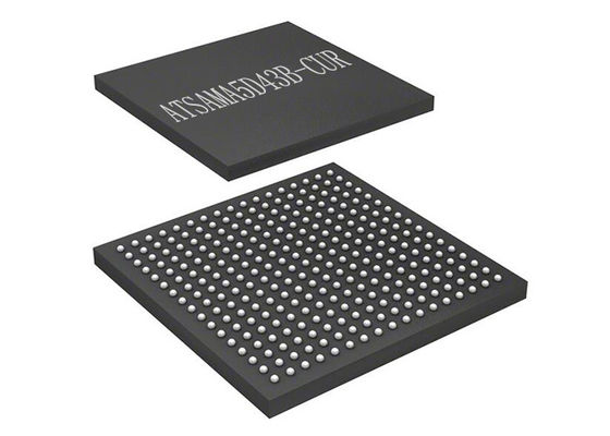 1 النواة 600 ميغا هرتز ATSAMA5D43B-CUR 32 بت ميكروسيترولر MCU 289LFBGA