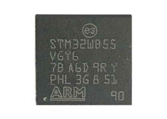 STM32WB55VGY6 متحكم MCU RF جهاز الإرسال والاستقبال IC 100UFBGA ثنائي النواة 2Mbps