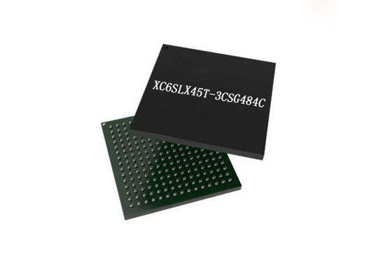 صفيف البوابة الميدانية القابلة للبرمجة XC6SLX45T-3CSG484C عالية الأداء 484-FBGA