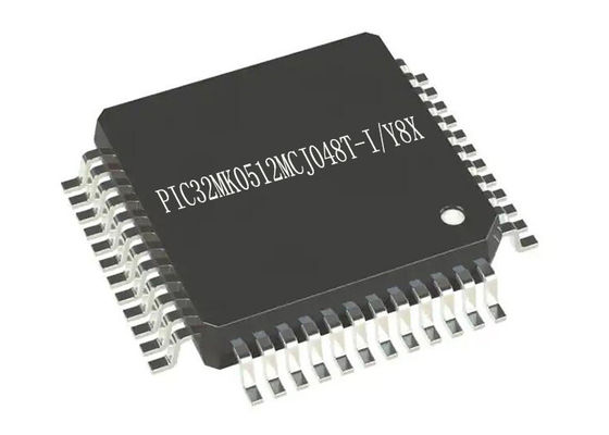 متحكم MCU PIC32MK0512MCJ048T-I / Y8X 48TQFP 512 كيلو بايت فلاش متحكم IC