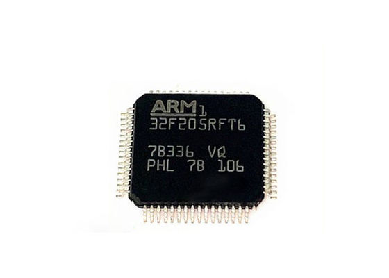 Surface Mount STM32F205RFT6 120 ميجا هرتز 768 كيلو بايت ARM ميكروكنترولر IC