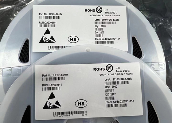 رقاقة دارة متكاملة HFCN-6010 + مرشح سيراميكي مركزي عالي التمرير 6SMD 50Ohm