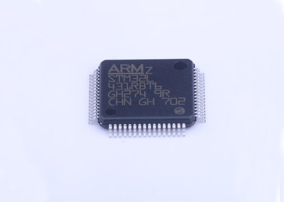 STM32L431RBT6 FPU Arm Cortex-M4 MCU 80 ميجا هرتز متحكم دقيق IC