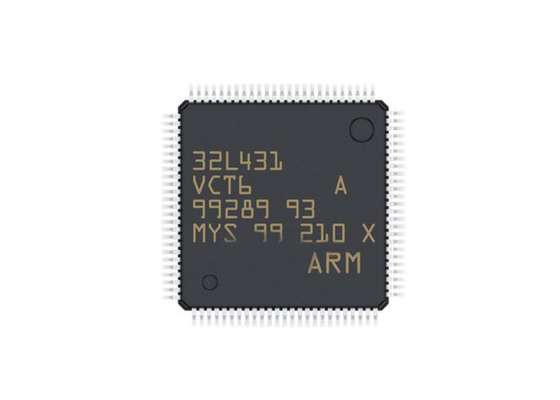 وحدة تحكم دقيقة مدمجة ذات طاقة منخفضة 256 كيلو بايت 100-LQFP STM32L431VCT6 IC