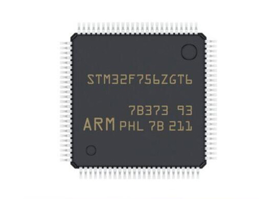 STM32F756ZGT6 متحكم MCU 216 ميجا هرتز متحكم رقاقة LQFP144 أحادية النواة