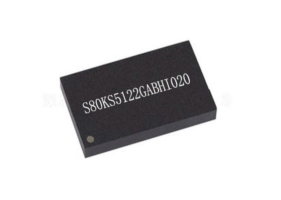 200MHz Pseudo SRAM Memory IC S80KS5122GABHI020 FBGA24 رقاقة الدائرة المتكاملة