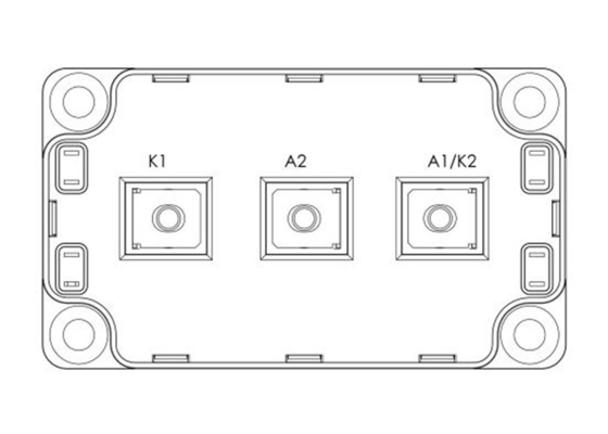 1200V السيارات IGBT وحدات MSCDC450A120AG مقومات ديود صفائف وحدة 450A