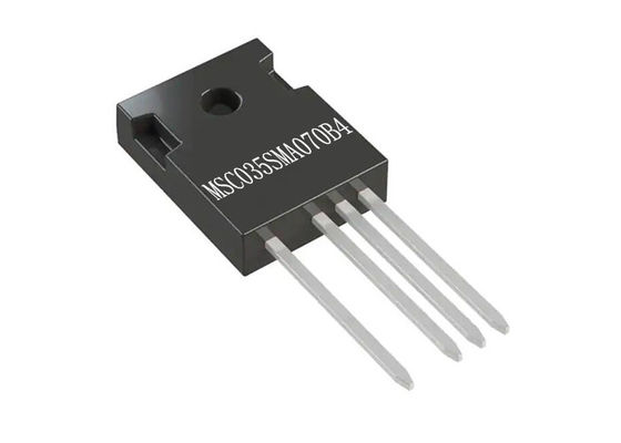 رقاقة الدائرة المتكاملة MSC035SMA070B4 N-Channel MOSFETs TO-247-4 كربيد السيليكون