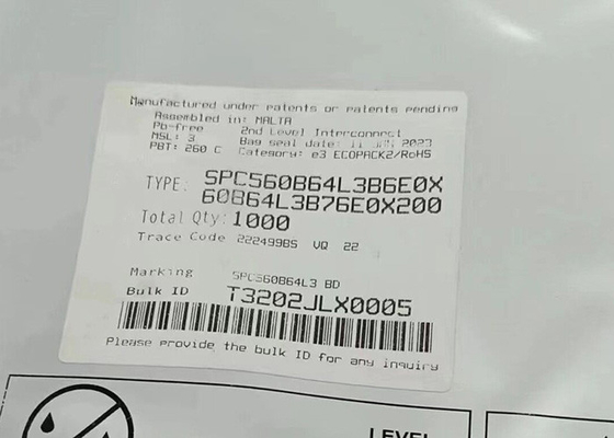 رقاقة دارة متكاملة SPC560B64L3B6E0X وحدات تحكم دقيقة بنظام 32 بت على رقاقة