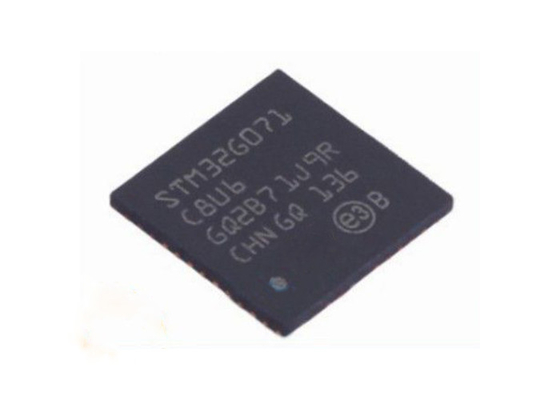 STM32G071C8U6 وحدة التحكم الدقيقة المدمجة أحادية النواة ذات 32 بت ، حزمة IC 48-UFQFN