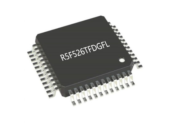 32 بت MCU R5F526TFDGFL RXv3 RX26T متحكم دقيق 512 كيلو بايت فلاش 48-LFQFP