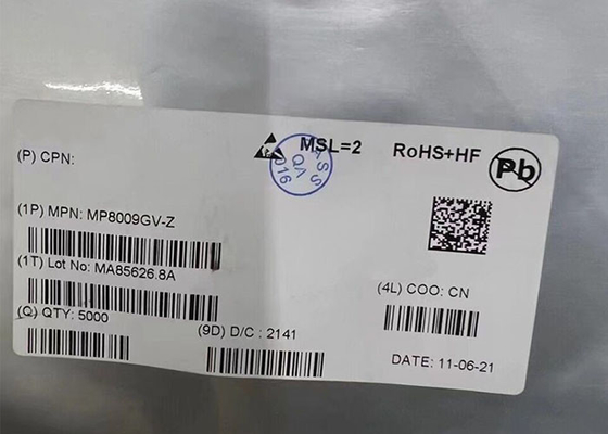MP8009GV متكاملة بالكامل الطاقة عبر وحدة تحكم PoE Ethernet 28-QFN