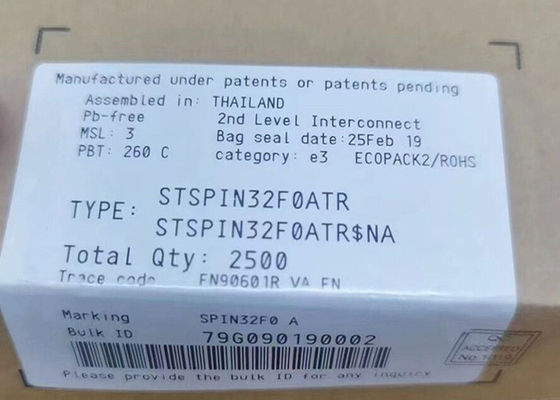 STSPIN32F0ATR وحدة تحكم BLDC متقدمة مع وحدة تحكم ميكرو متضمنة