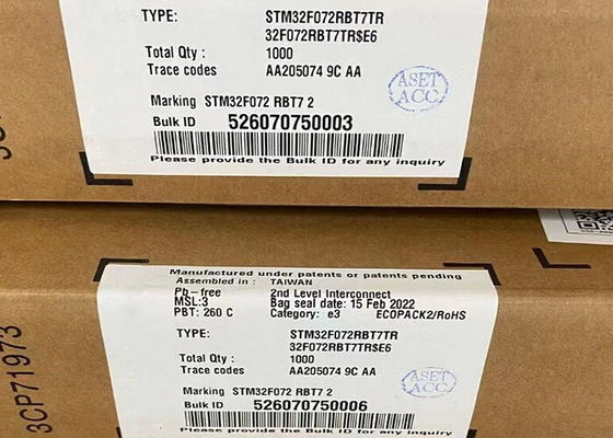 STM32F072R8T7 32 بت واحد النواة 48 ميغا هرتز 64 كيلوبايت ميكروسيترول مدمج IC
