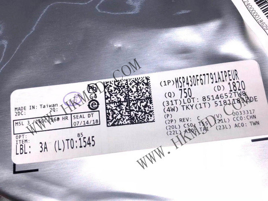 وحدة تحكم دقيقة MCU MSP430F67791AIPEUR فائقة الطاقة المنخفضة 16 بت 16 ميجاهرتز 92 كيلوبايت فلاش وحدة تحكم دقيقة