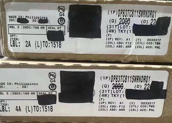 DP83TC811SWRNDRQ1 ناقل إيثرنت للسيارات ذو الطاقة المنخفضة PHY 36-VQFN