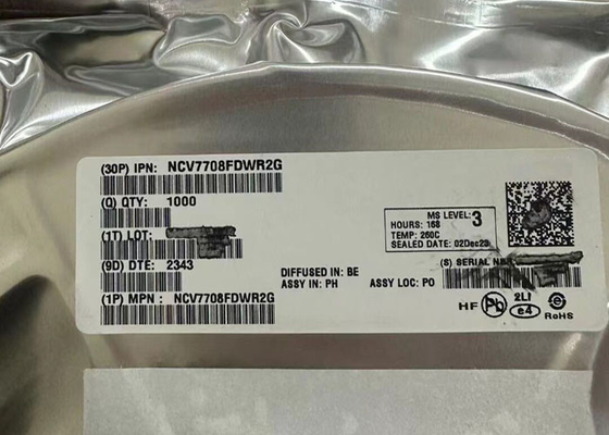 رقاقة الدوائر المتكاملة NCV7708FDWR2G 500mA Double Hex Half Bridge Driver 28-SOIC