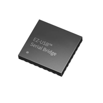 رقاقة الدوائر المتكاملة CY7C65223T-24LQXST USB كامل السرعة إلى جهاز تحكم UART QFN-24