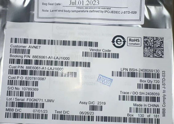 IC Ethernet 88E6061-A1-LAJ1I000 6-Port 100Mbps Ethernet Switch IC حزمة PQFP-128