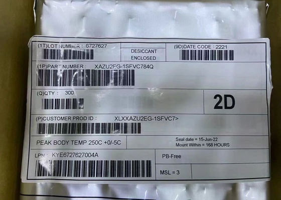 XAZU2EG-1SFVC784Q شريحة FPGA رباعية النواة ARM Cortex-R5 مع 784-FCBGA مصفوفة البوابات المنطقية القابلة للبرمجة ميدانياً