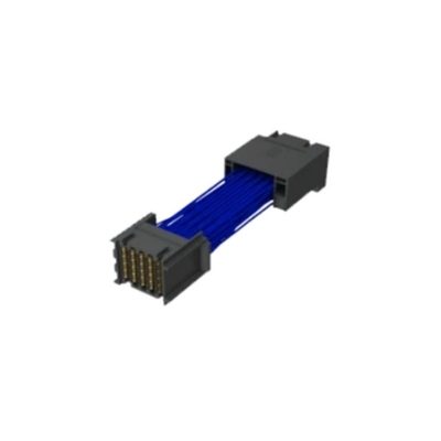 EBCF-1-6-10-V-1-06-R-1-L-A الاتصالات 112 جيجابايت في الثانية ExaMAX عجلة عالية خلفية الكابل المقبس