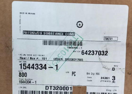 1544334-1 الاتصالات 2POS AMP أغطية السيارات 12mm الاتصالات السيارات