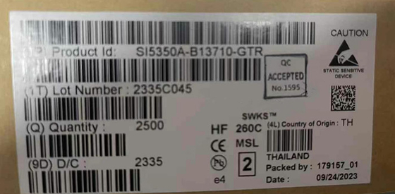 SI5350A-B13710-GTR رقاقة الدوائر المتكاملة مولد ساعة CMOS 10-MSOP