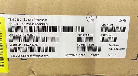 BCM5892PC0KFBG وحدة التحكم الدقيقة MCU شبكة متكاملة عالية المعالجات الدقيقة