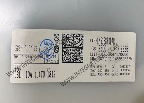 LM5168FDDAR حلقة متكاملة رقاقة تحويل خطوة إلى أسفل مع القدرة على تحويل Fly-BuckTM