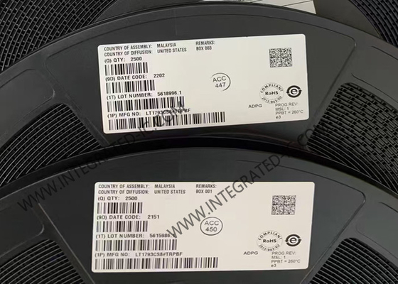 LT1793CS8 رقاقة الدوائر المتكاملة ضوضاء منخفضة Picoampere Bias حالي JFET مدخل مكبرات تشغيل