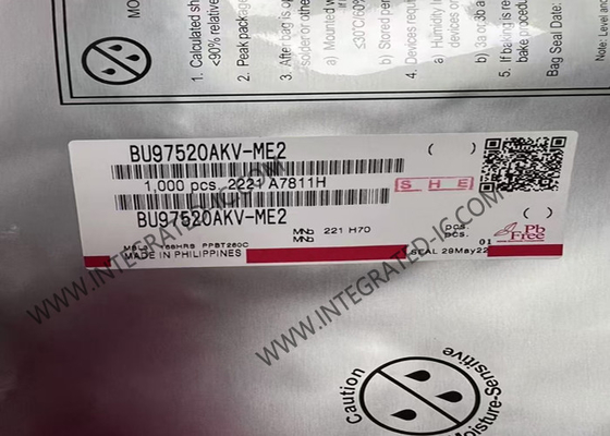 BU97520AKV-ME2 رقاقة الدوائر المتكاملة السيارات منخفضة الدوامة شاحنات قطاع LCD VQFP-80