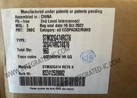 متحكم دقيق 170 ميجا هرتز MCU STM32G474RCT6 ARM Cortex-M4F LQFP64 متحكم IC