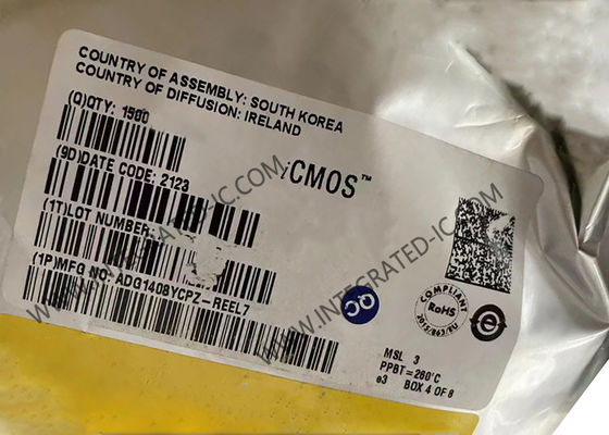 ADG1408YCPZ رقاقة الدوائر المتكاملة 4Ω 8 - قناة iCMOS Multiplexer LFCSP-16