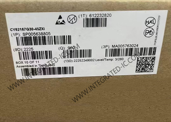 CY62167G30-45ZXI ذاكرة IC رقاقة 16Mbit متوازية غير متزامنة ذاكرة SRAM IC TSOP-48