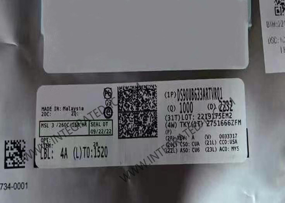 رقاقة الدوائر المتكاملة DS90UB633ARTVRQ1 100MHz 1.87Gbps FPD-Link III Serializer