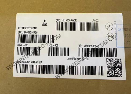 IRFH5215TRPBF رقاقة الدائرة المتكاملة 150 فولت StrongIRFET TM طاقة MOSFET الترانزستورات