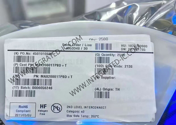MAX20801TPBD رقاقة الدوائر المتكاملة 1.5 فولت إلى 18 فولت MPP تتبع محول DC-DC
