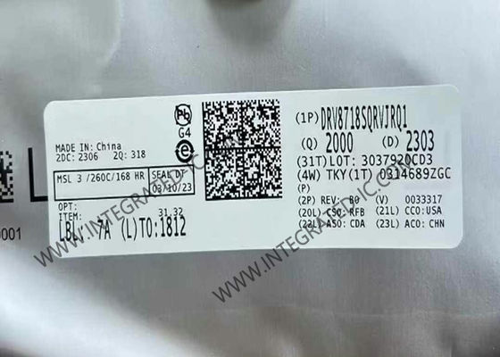 رقاقة الدوائر المتكاملة DRV8718SQRVJRQ1 السيارات الذكية كاملة نصف الجسر السائقين