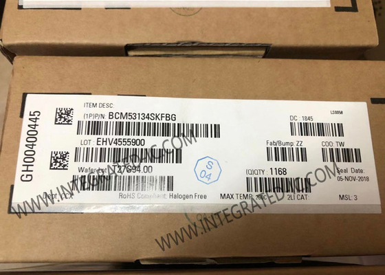 BCM53134SKFBG Ethernet IC ستة منافذ Ultra Low-Power Gigabit Ethernet Switch