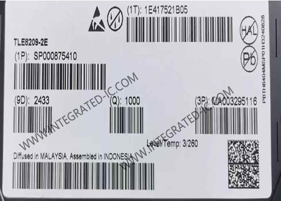 TLE8209-2E رقاقة الدوائر المتكاملة 8.6A SPI برمجية H-Bridge IC PG-DSO-20
