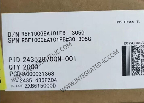 R5F100GEA101FB وحدة التحكم الدقيقة MCU RL78/G13 وحدة التحكم الدقيقة عالية الوظيفة ذات الطاقة المنخفضة